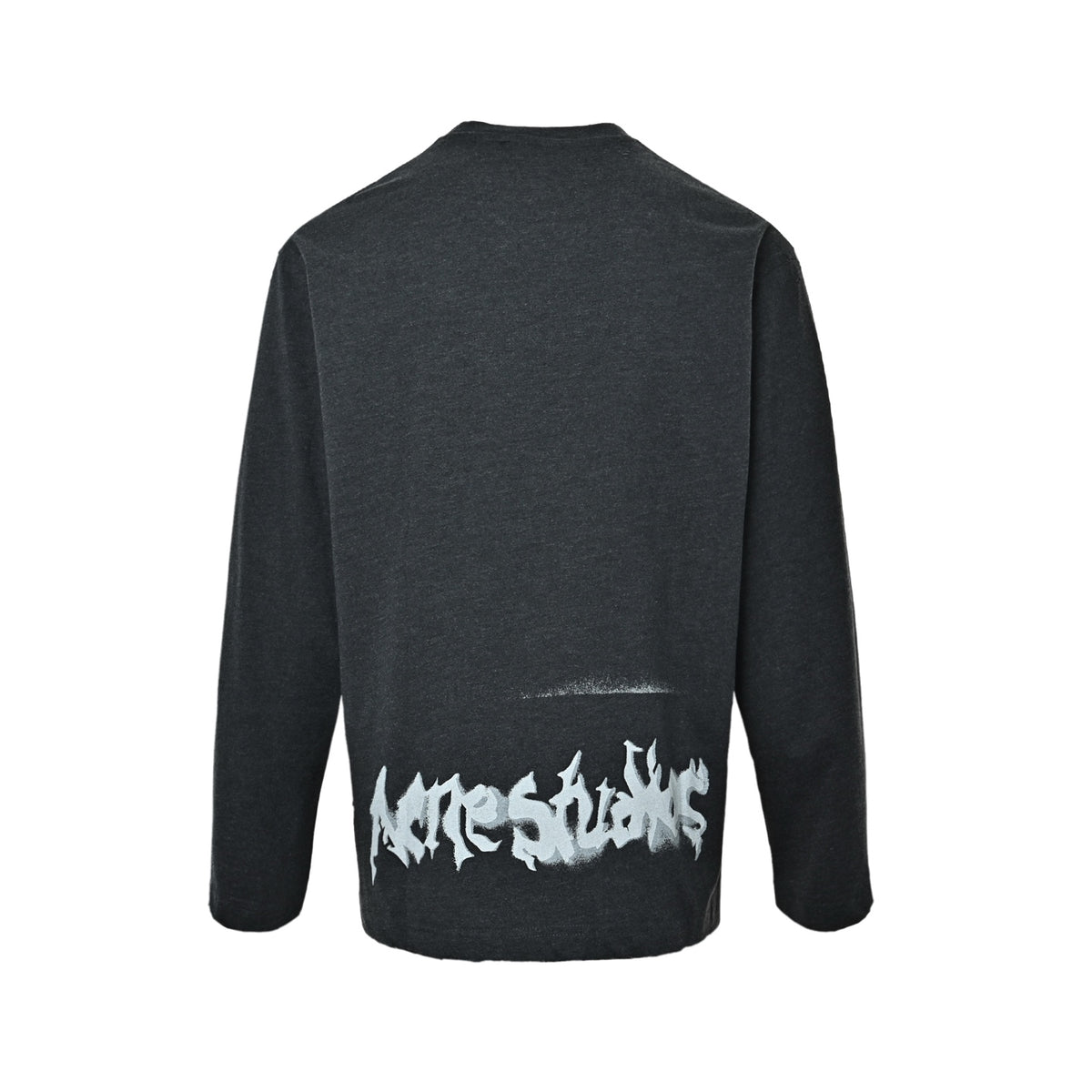 Acne Studios 26ss Gothic spray-painted lettering long-sleeved T-shirt
