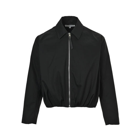 Loewe/Loewei short pleated hem jacket