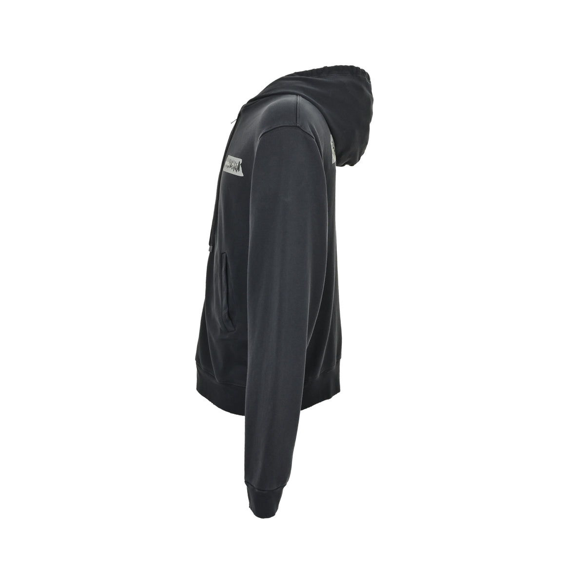 Balenciaga/Balanciaga glue printed zipper silhouette hooded jacket