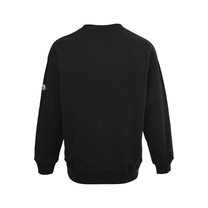 Moncler/Mask 25Fw ghost print crew neck sweatshirt