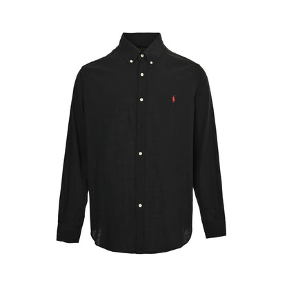 Ralph Lauren small label war horse embroidered linen shirt