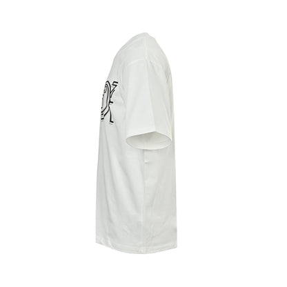 Maison Margiela/Margiela fault number 6 printed short sleeves