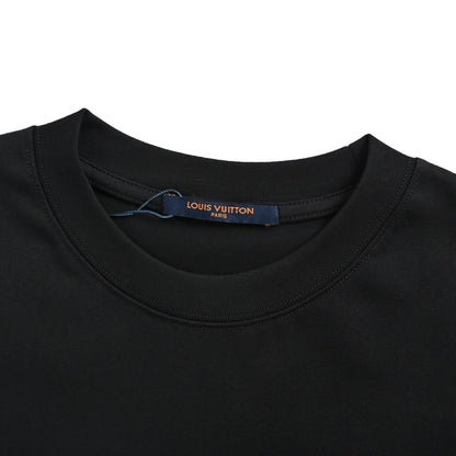 Louis Vuitton 26ss three-color old flower embroidered short sleeves