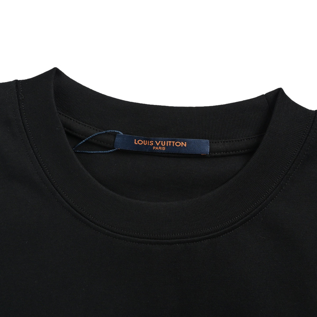 Louis Vuitton color block logo embroidered short sleeves