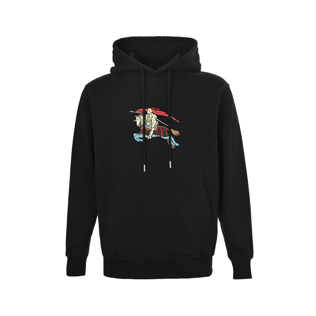 Burberry 25Fw color label war horse embroidered hooded sweatshirt
