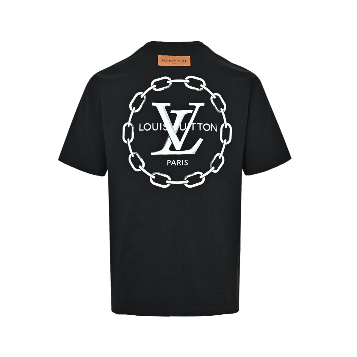 Louis Vuitton 26ss chain letter logo printed short sleeves