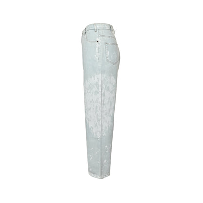 Maison Margiela 26ss paint splatter effect five-pocket straight jeans