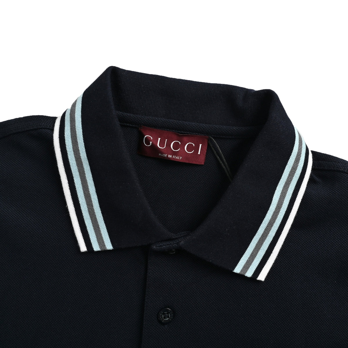 Gucci simple letter embroidered Polo short sleeves