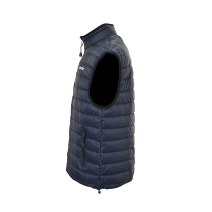 Miu Miu letter embroidered rib down vest