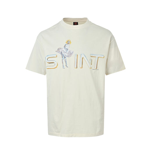 SAINT MICHAEL Mechanical Monroe printed short sleeves