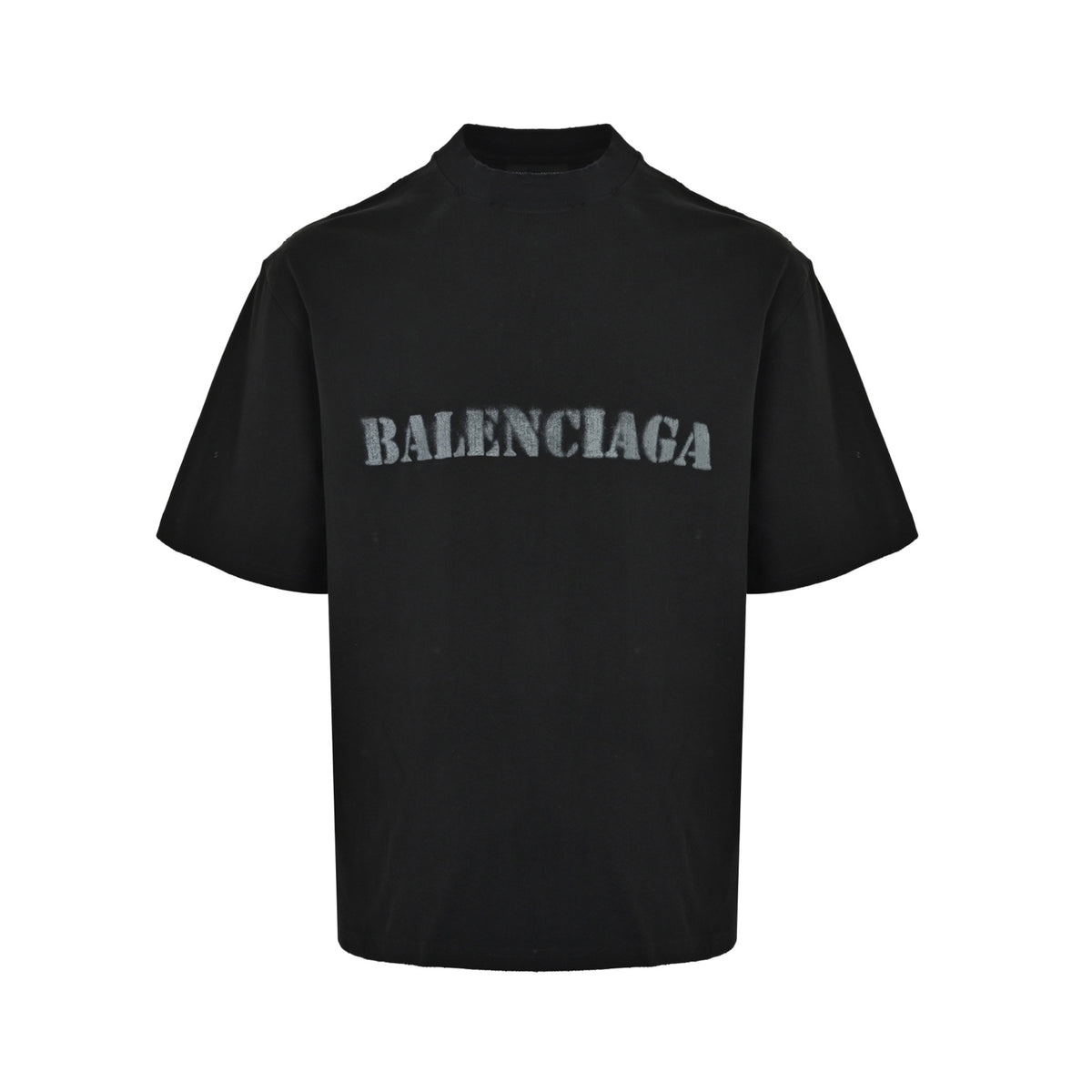 Balenciaga blurred letter print short sleeves