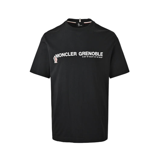 Moncler/Mask horizontal letter printed short sleeves