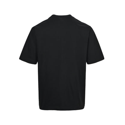 Prada triangle logo stitching side zipper short sleeves