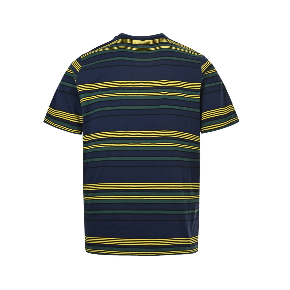 Miu Miu 25Fw Automne yellow and green striped short sleeves