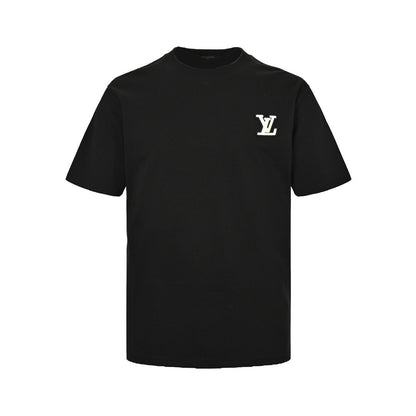 Louis Vuitton 24ss short sleeves with embroidered letters on the chest