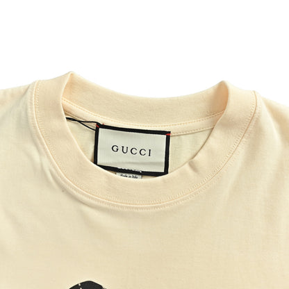 Gucci presbyopia bear print short sleeves