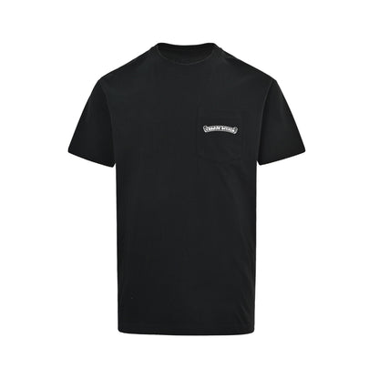 Chrome Hearts/Chrome Heart half-full cross print short-sleeved black
