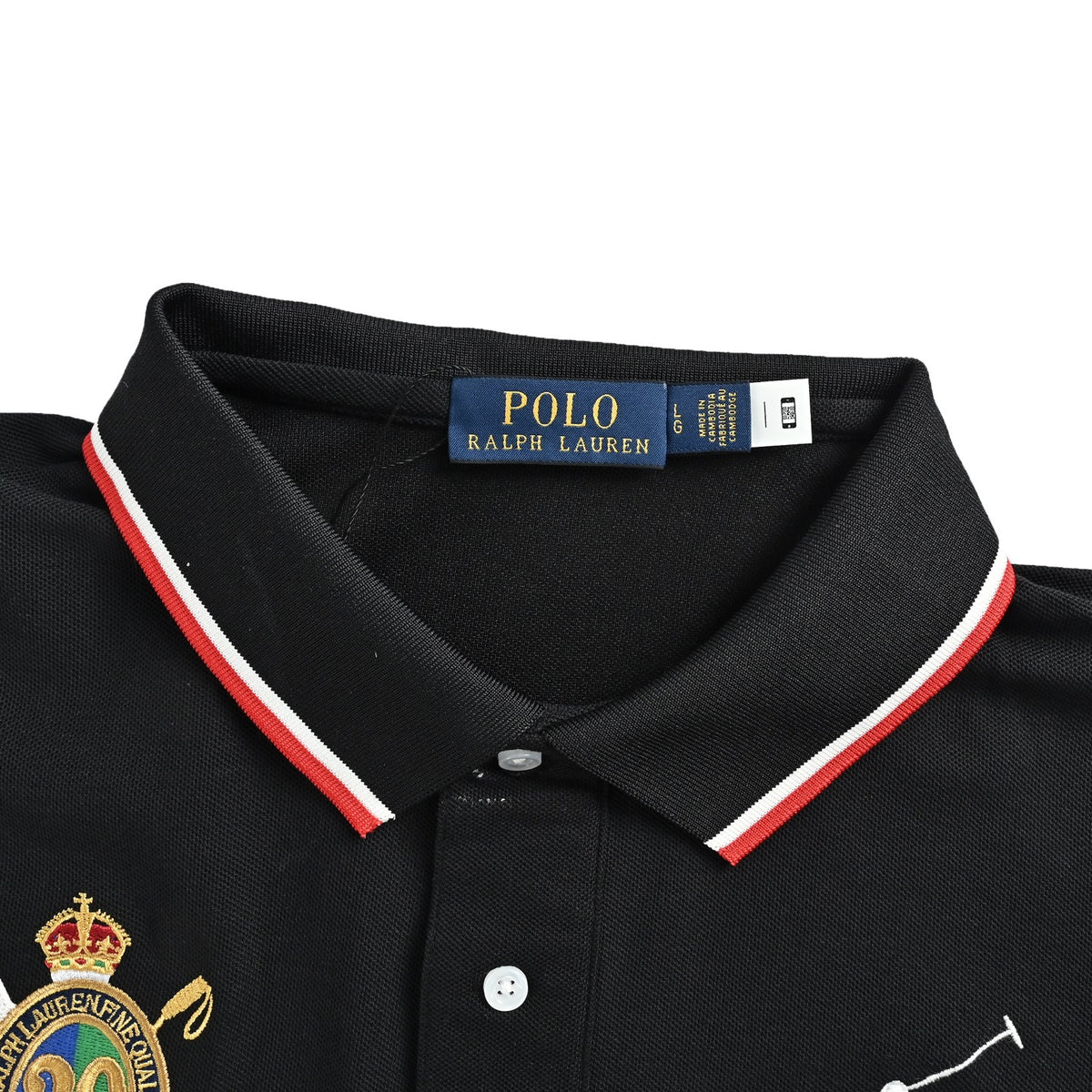 Ralph Lauren anniversary limited splicing embroidered POLO short sleeves