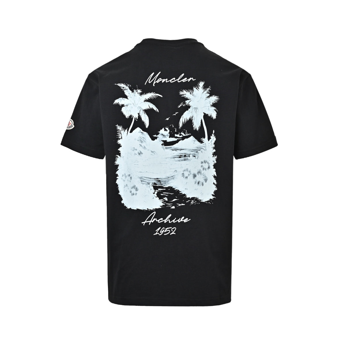 Moncler/Meng Mouth Coconut Grove Coast Print Short Sleeve