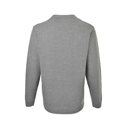 Prada classic logo jacquard crew neck sweater