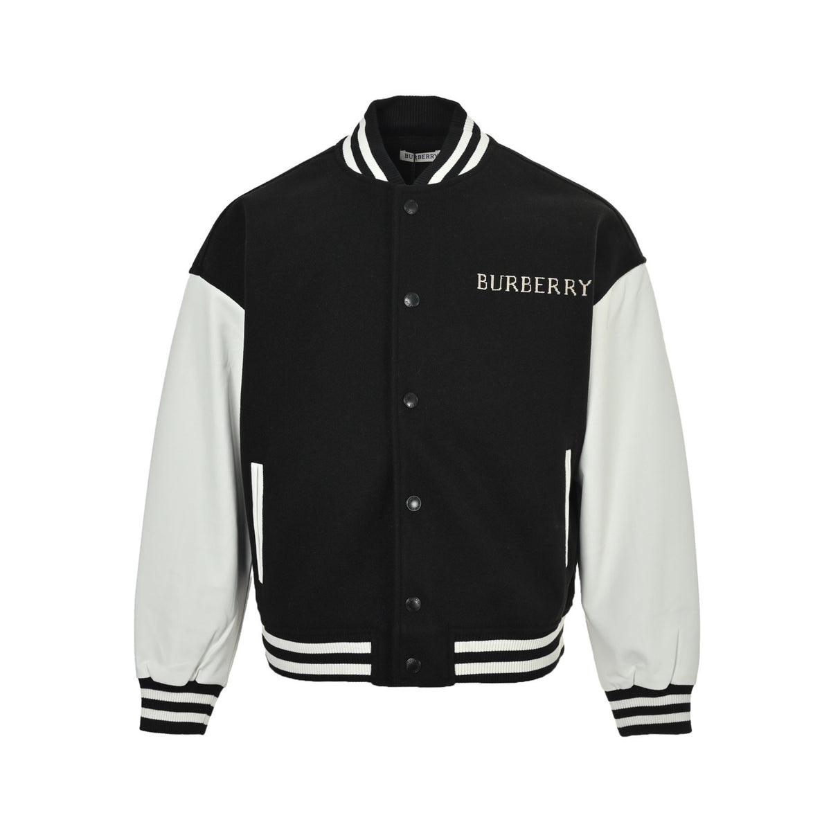Burberry plaid war horse LOGO baseball jacket jacket
