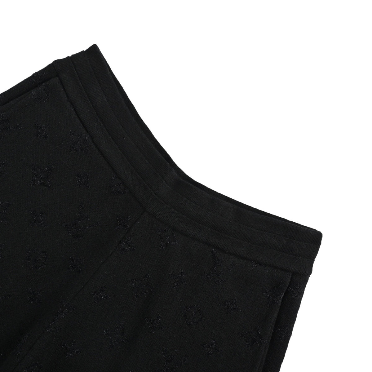 Louis Vuitton 25ss dark pattern old flower jacquard knitted shorts