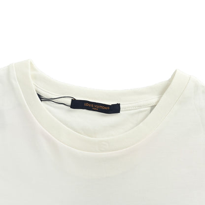 Louis Vuitton 25ss double dog logo printed short sleeves