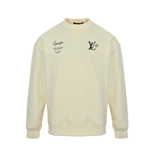 Louis Vuitton 25Fw letter logo printed crew neck sweatshirt