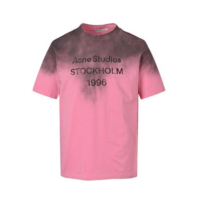 Acne Studios 1996 letter print distressed short sleeves