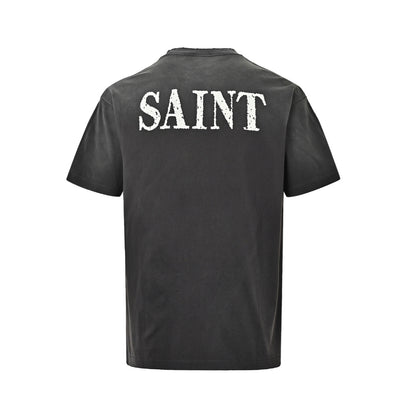 SAINT MICHAEL Death portrait print short sleeves