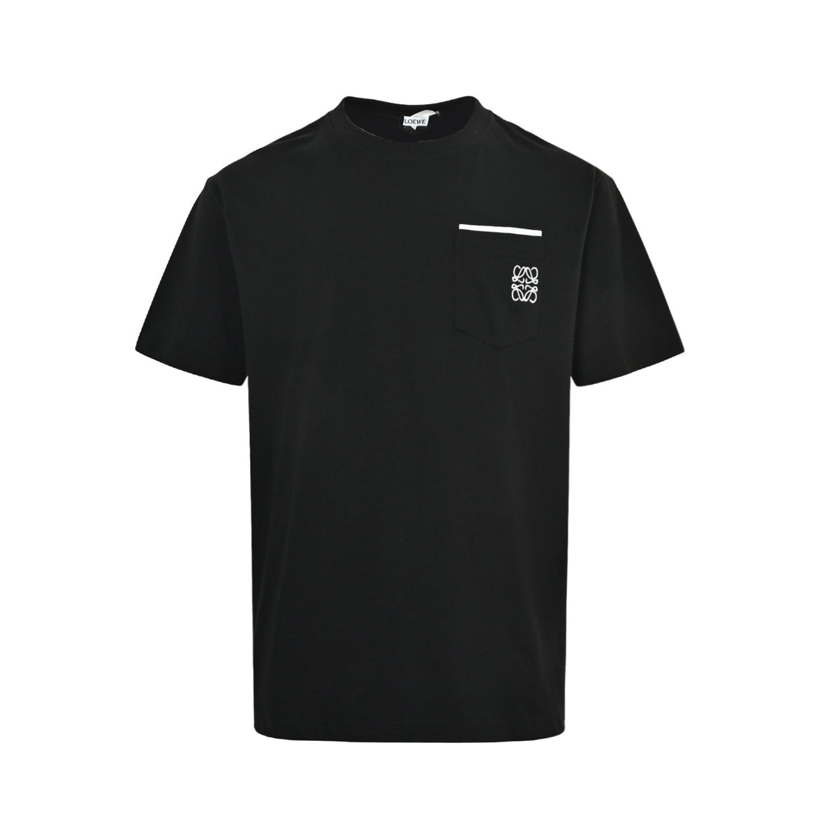 Loewe/Loewei double-layer pocket embroidered short sleeves
