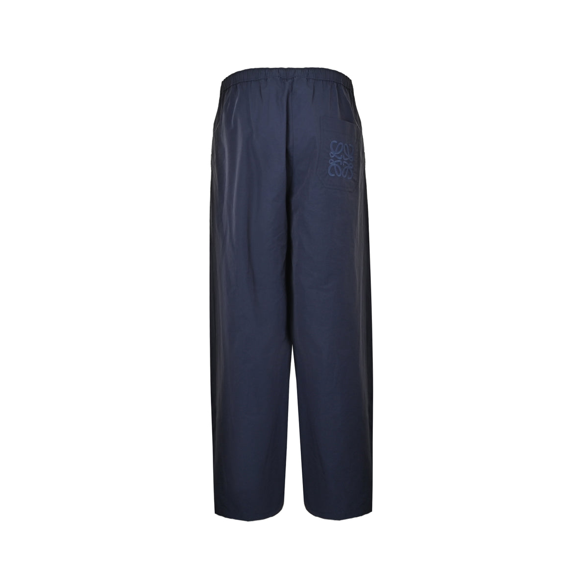 Loewe/Luo Yiwei cotton poplin trousers with hollow embroidery