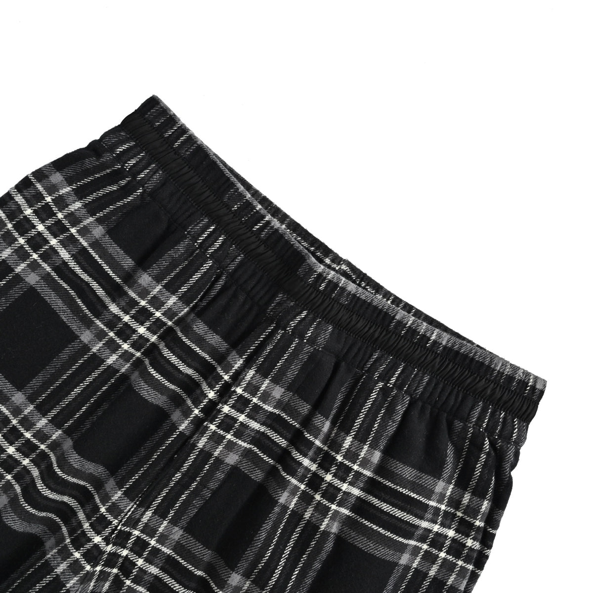 Chrome Hearts all-over plaid cross leather label trousers