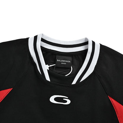 Balenciaga 26ss NBA basketball joint embroidered short-sleeve
