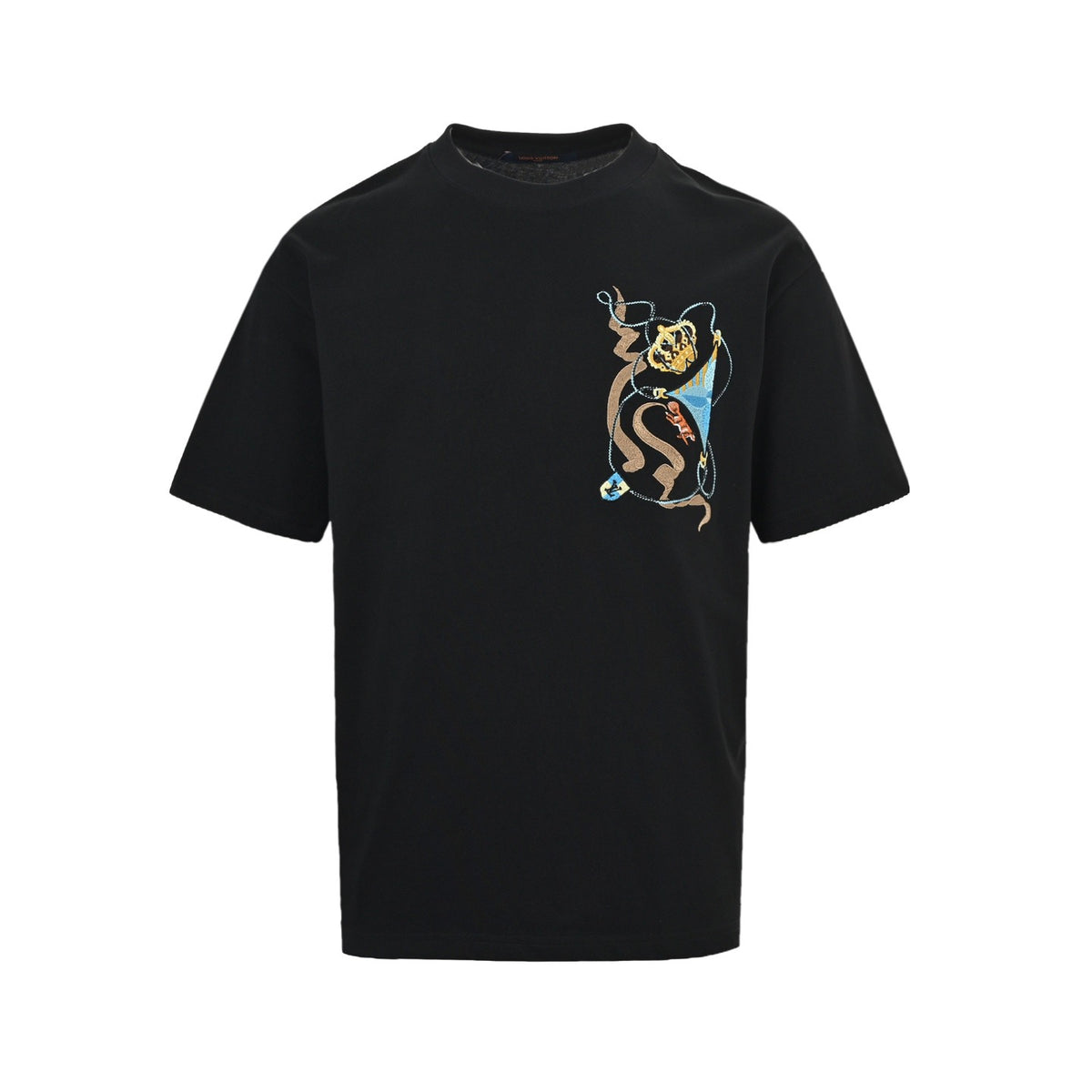 Louis Vuitton 26ss crown embroidered short sleeves