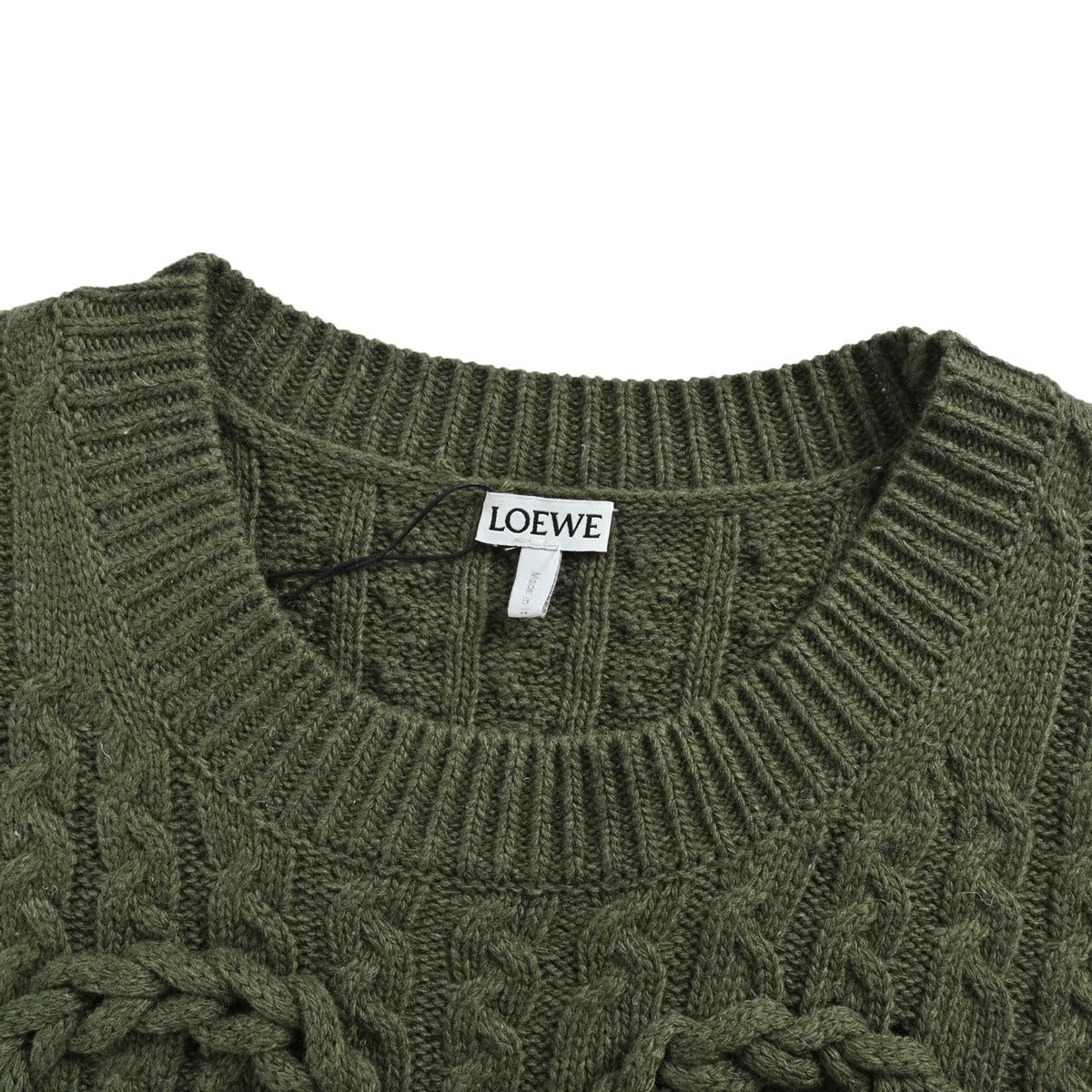 Loewe/Luoyiwei Anagram twist knitted sweater