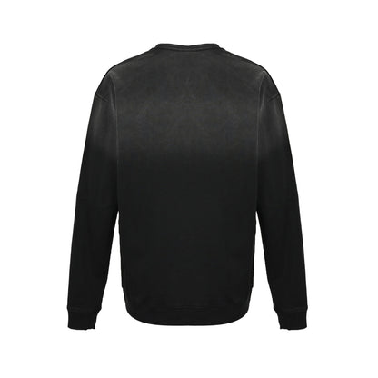 Balenciaga/Balanciaga Double B washed grass lettering printed round neck sweatshirt