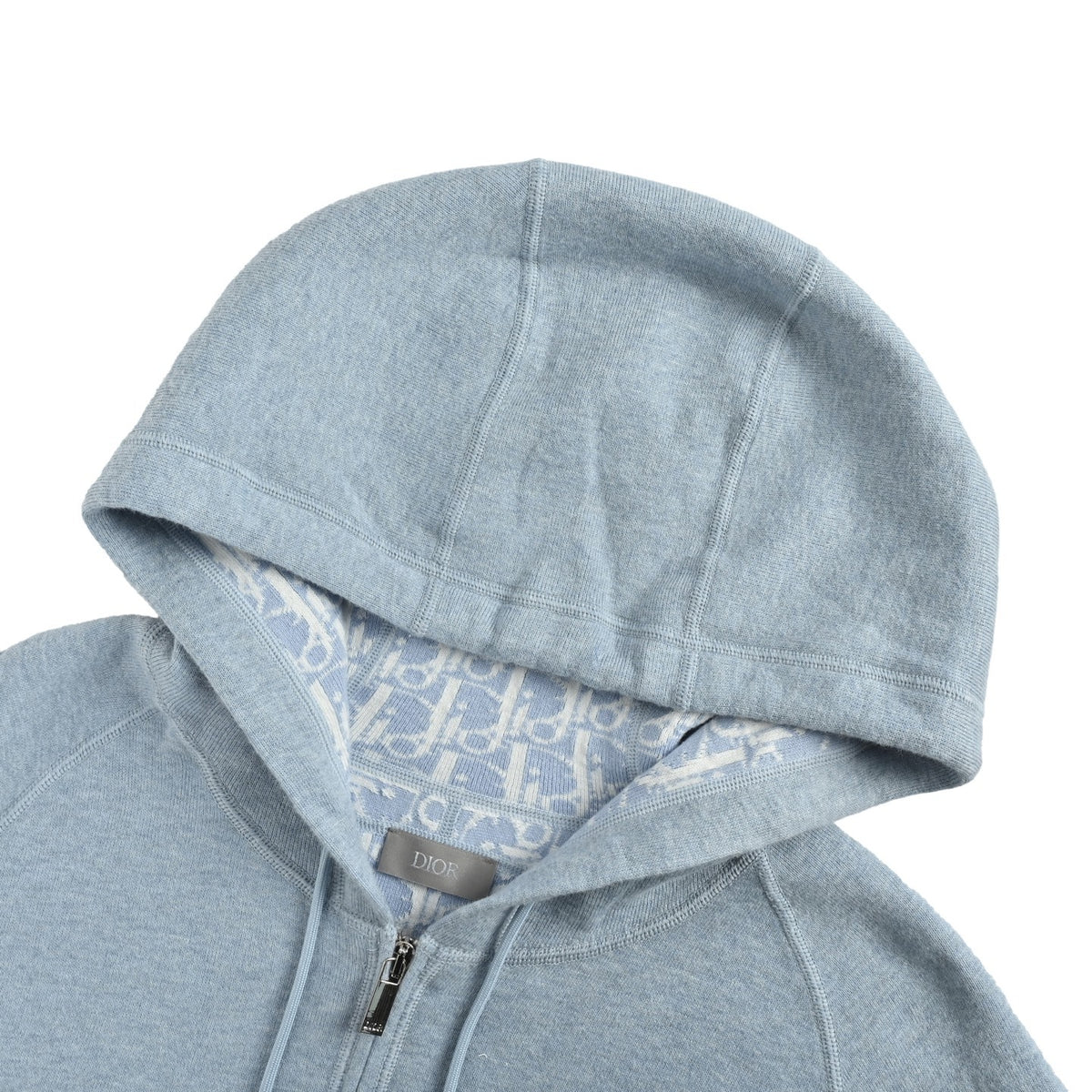 Dior jacquard knitted cashmere jacket with lining