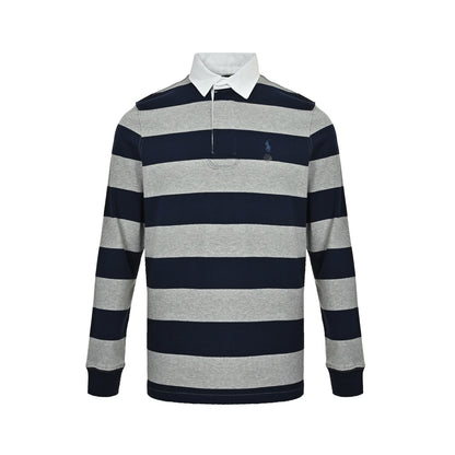 Ralph Lauren striped long-sleeved Polo shirt