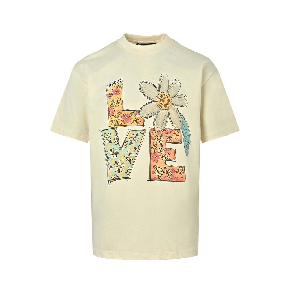 Gucci 26ss fun cartoon series short sleeves