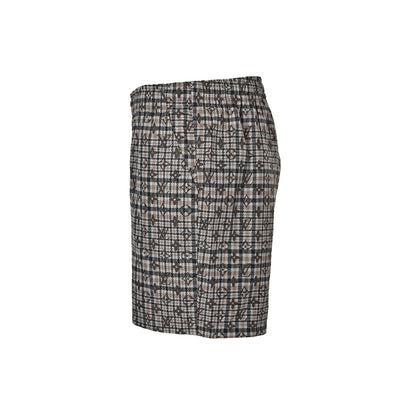 Louis Vuitton old pattern plaid suit shorts