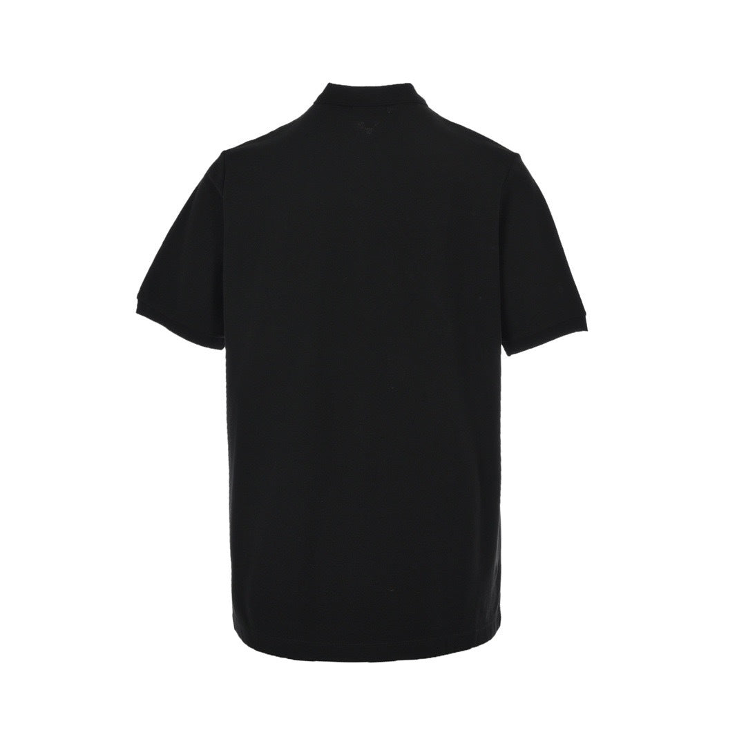 Burberry classic war horse embroidered small label Polo short sleeves