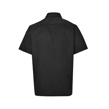 Louis Vuitton presbyopic hollow embroidered short-sleeved shirt