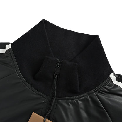 Burberry & Supreme joint style war horse embroidered jacket