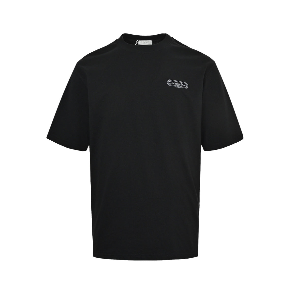 Dior short-sleeved chest logo badge embroidery