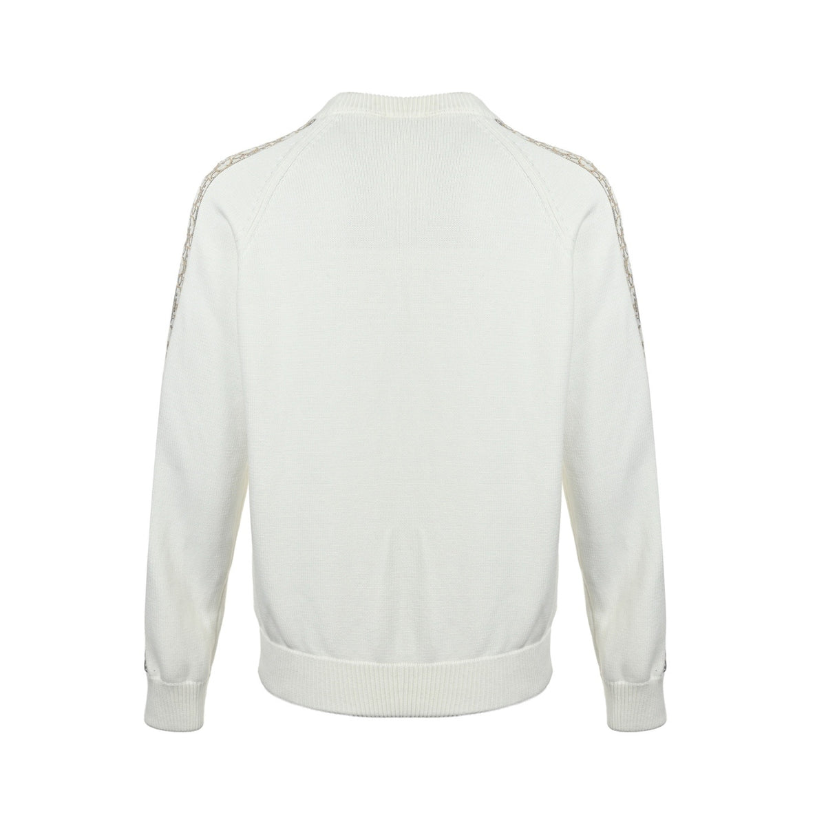 Dior web knitted crew neck sweater