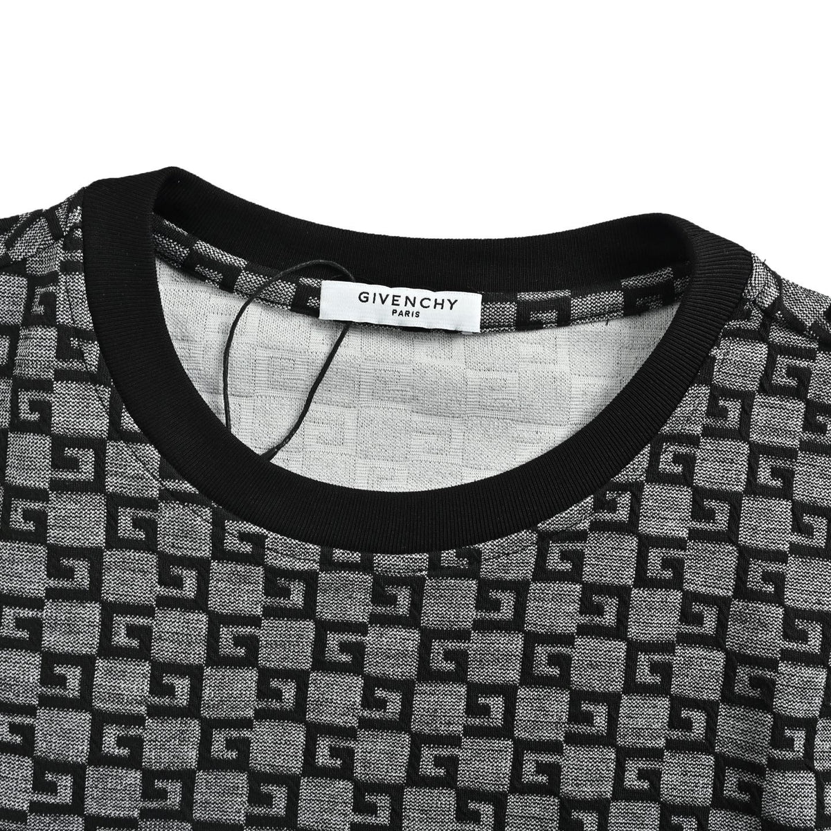 GIVENCHY 26ss all-over presbyopia jacquard short sleeves