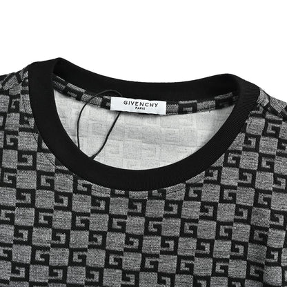 GIVENCHY 26ss all-over presbyopia jacquard short sleeves