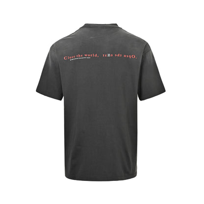 SAINT MICHAEL 25ss Ringtone collaboration printed short sleeves