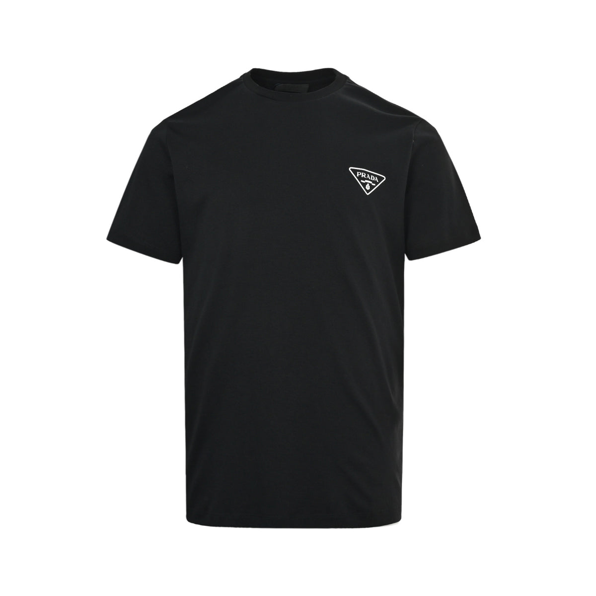 Prada letter triangle logo printed short sleeves